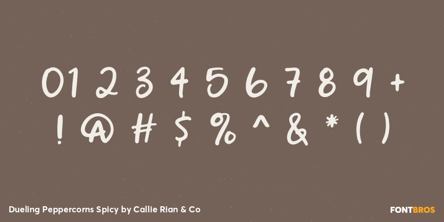 Dueling Peppercorns Spicy Font Poster #4