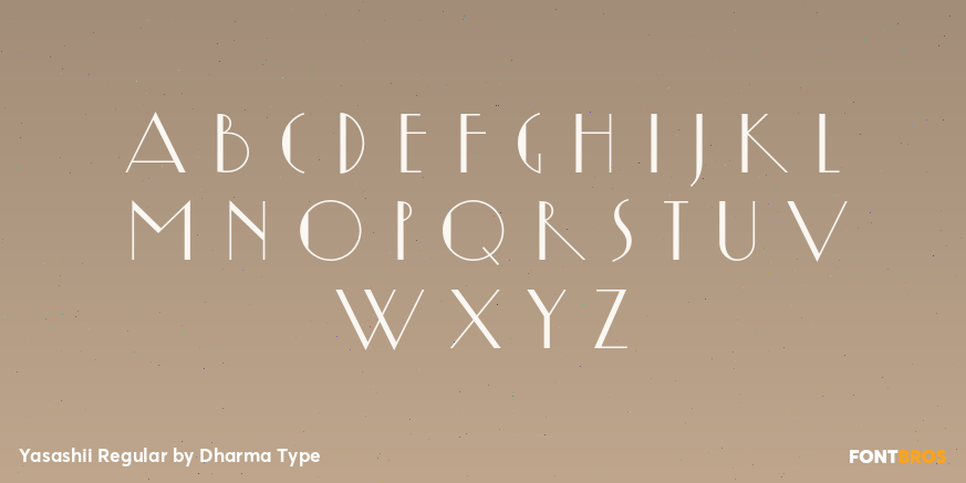 Yasashii Regular Font Poster #2