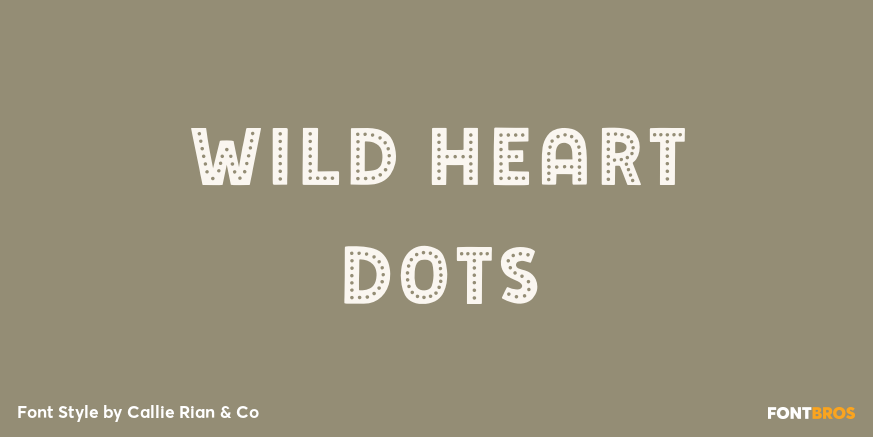 Wild Heart Dots Poster