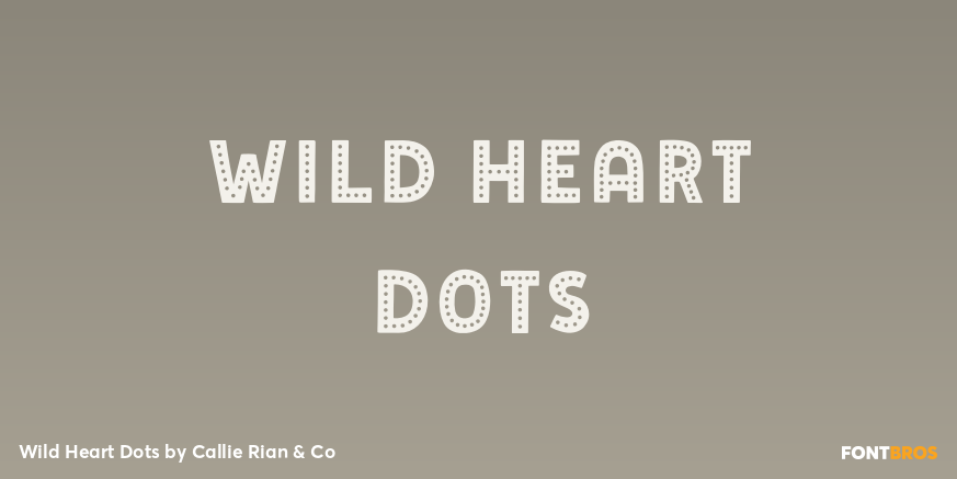 Wild Heart Dots Poster
