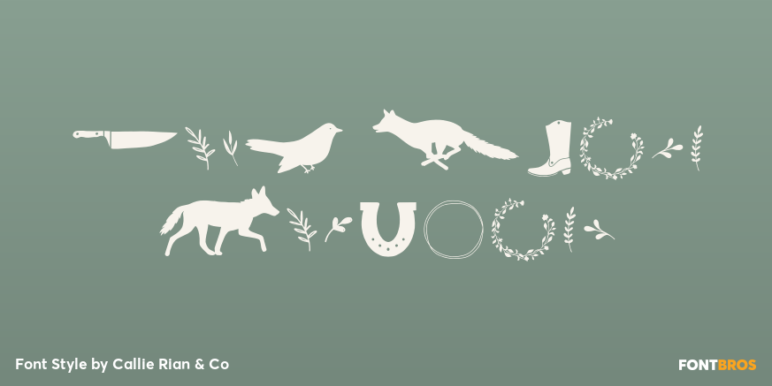 Wild Heart Dingbats Poster