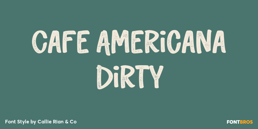 Cafe Americana Dirty Poster