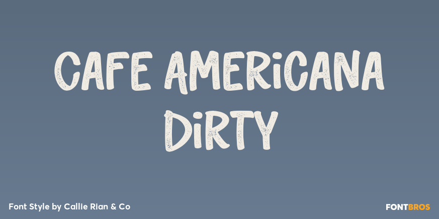 Cafe Americana Dirty Poster