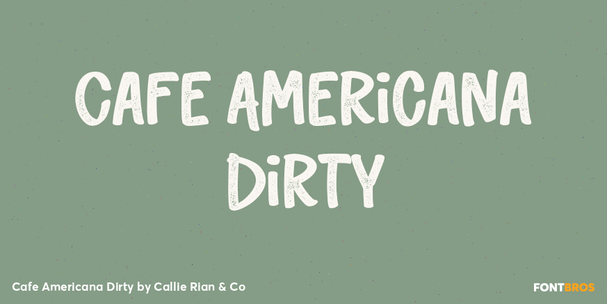 Cafe Americana Dirty Poster