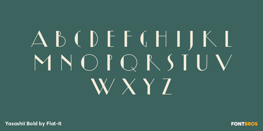 Yasashii Bold Font Poster #2