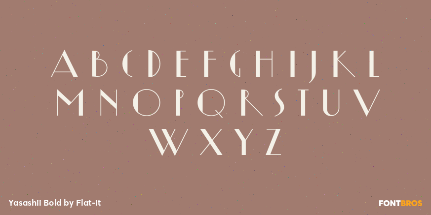 Yasashii Bold Font Poster #3