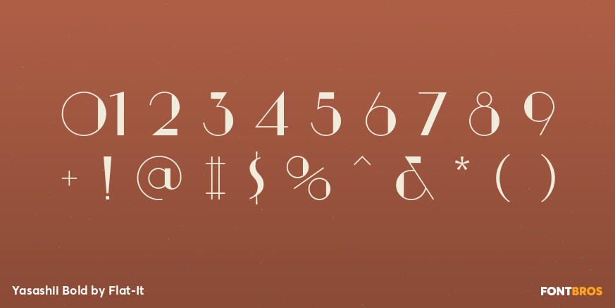 Yasashii Bold Font Poster #4