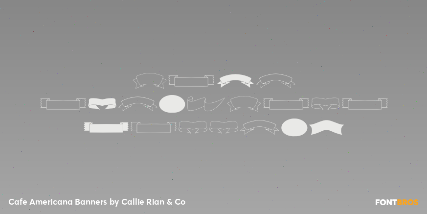 Cafe Americana Banners Poster