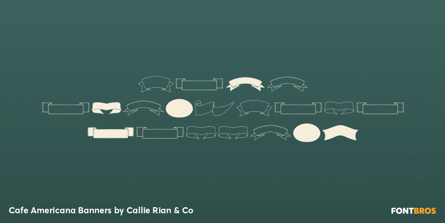 Cafe Americana Banners Poster