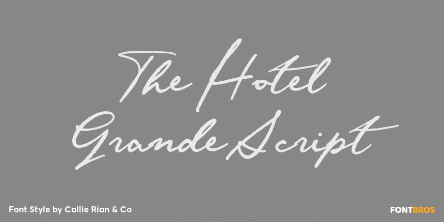 The Hotel Grande Script Poster