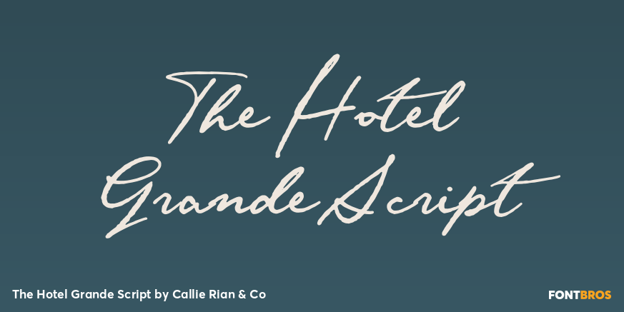 The Hotel Grande Script Poster