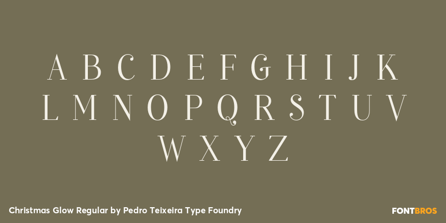 Christmas Glow Regular Font Poster #2