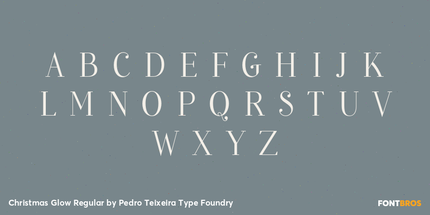 Christmas Glow Regular Font Poster #3