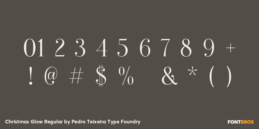 Christmas Glow Regular Font Poster #4