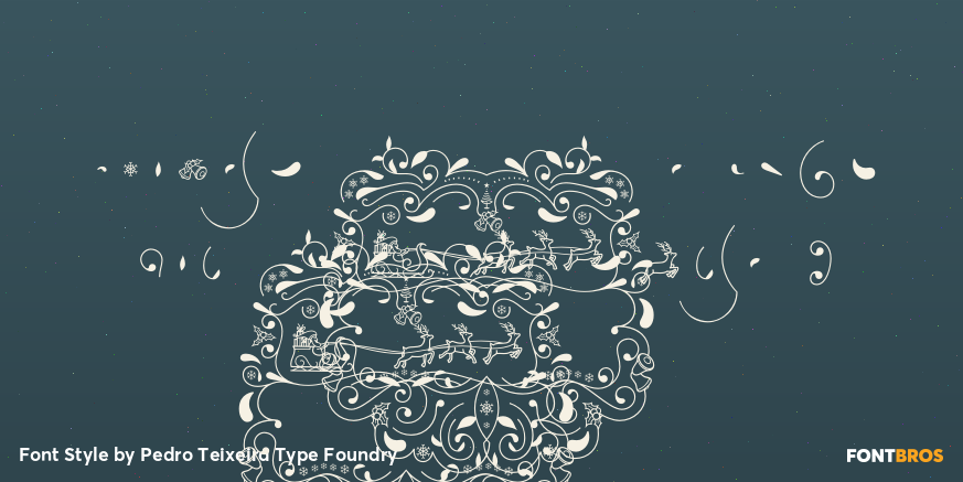 Christmas Glow Ornaments 1 Poster