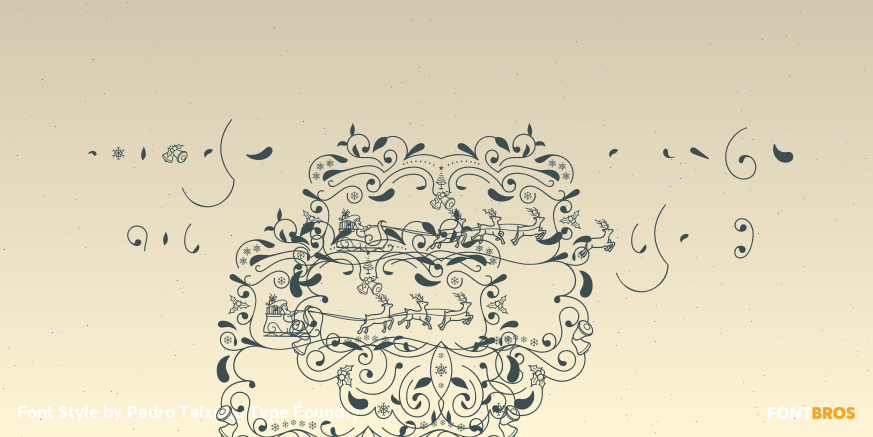 Christmas Glow Ornaments 1 Poster