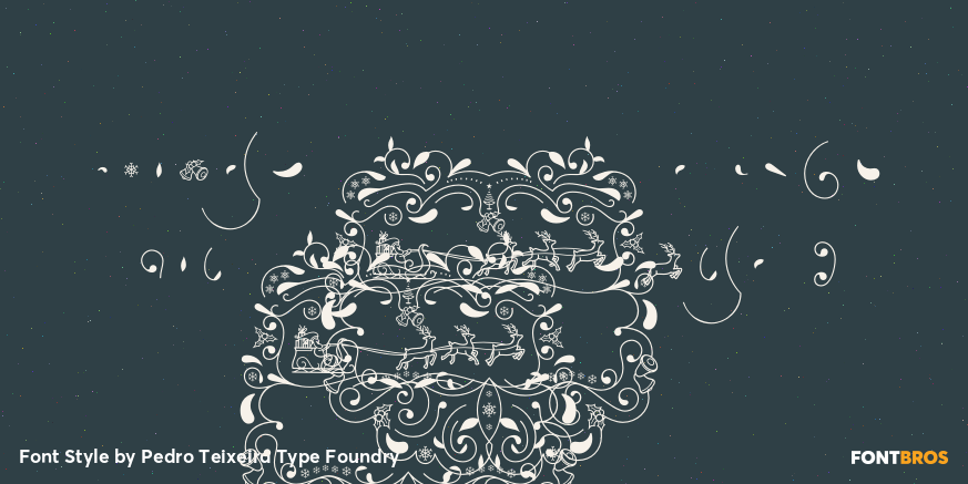 Christmas Glow Ornaments 1 Poster