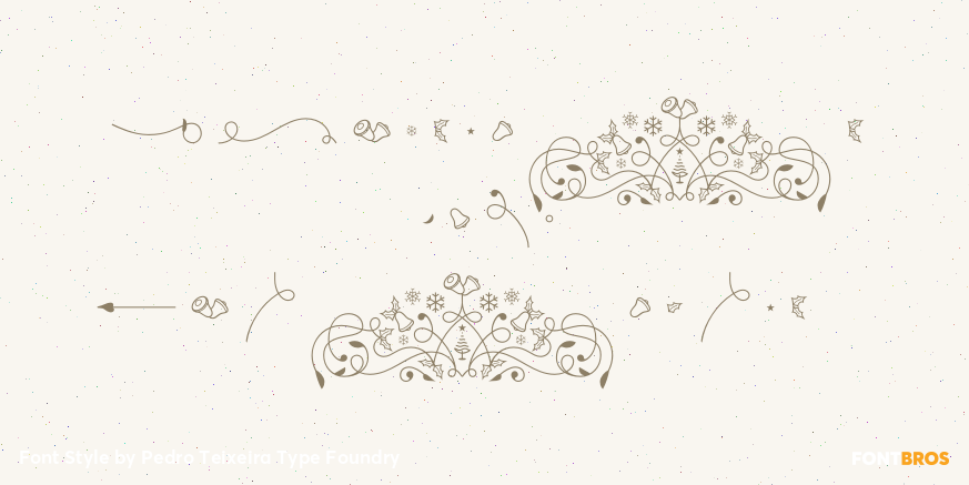 Christmas Glow Ornaments 2 Poster