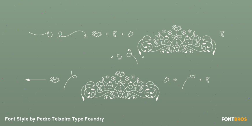 Christmas Glow Ornaments 2 Poster