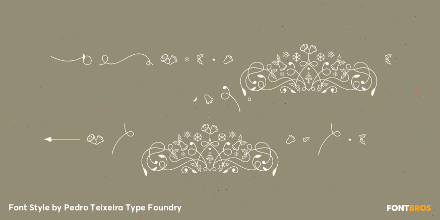 Christmas Glow Ornaments 2 Poster