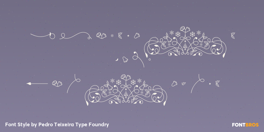 Christmas Glow Ornaments 2 Poster