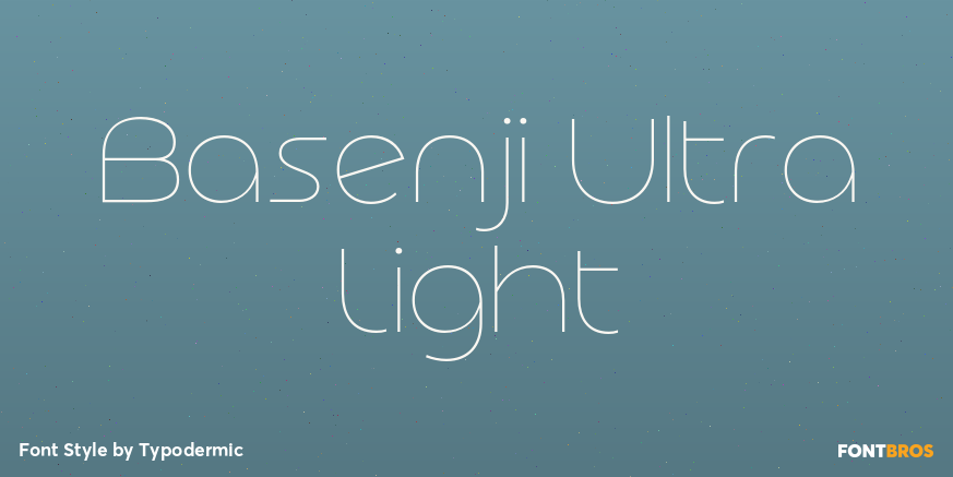 Basenji Ultra Light Poster