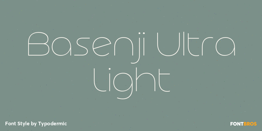 Basenji Ultra Light Poster