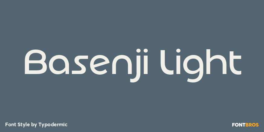 Basenji Light Poster