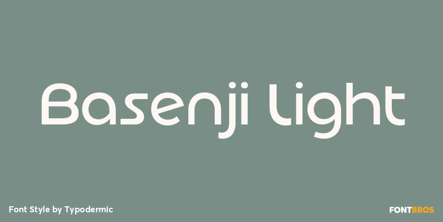Basenji Light Poster