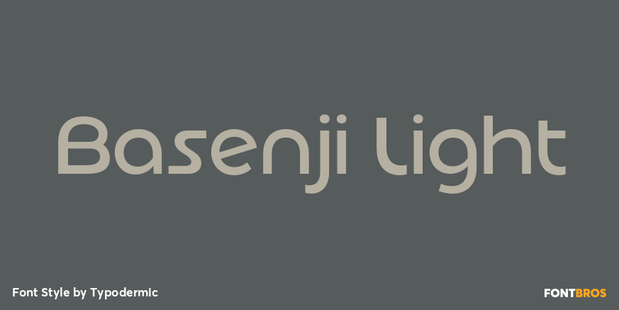 Basenji Light Poster