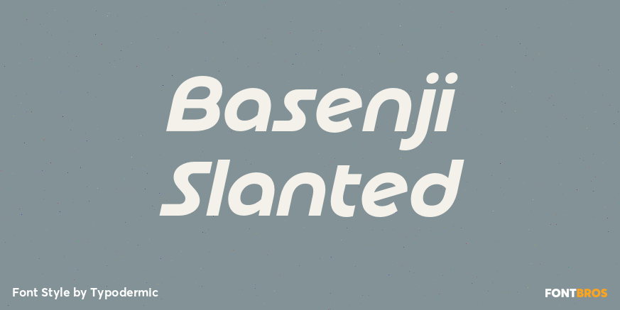 Basenji Slanted Poster