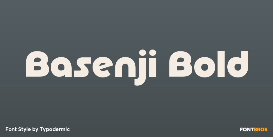 Basenji Bold Poster