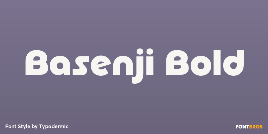 Basenji Bold Poster