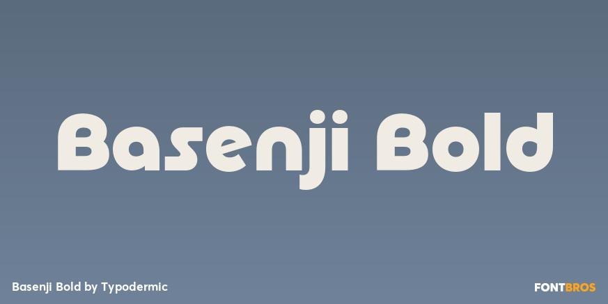 Basenji Bold Poster