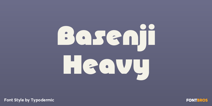 Basenji Heavy Poster