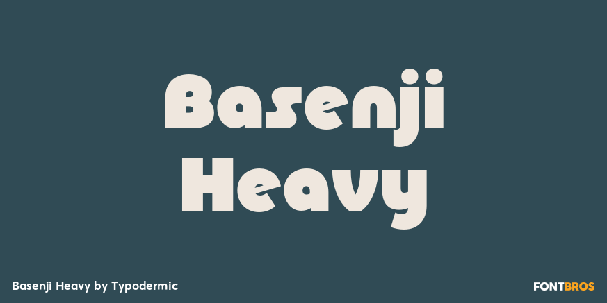 Basenji Heavy Poster