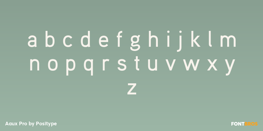 Aaux Pro Font Poster #1
