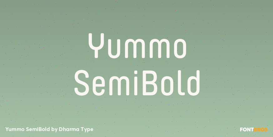 Yummo SemiBold Font Poster #1