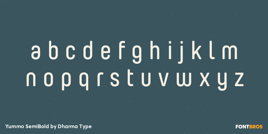 Yummo SemiBold Font Poster #3