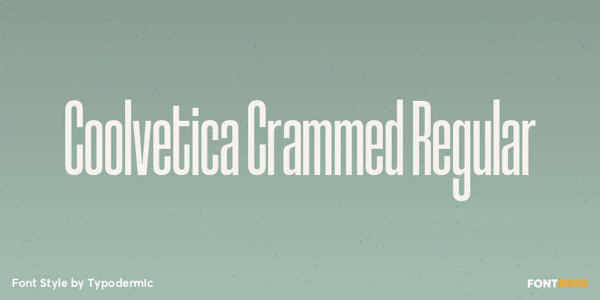 Coolvetica Crammed Regular Poster