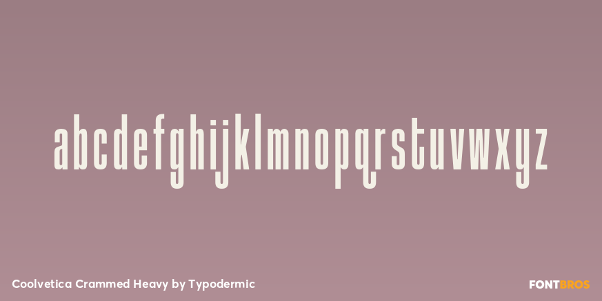 Coolvetica Crammed Heavy Font Poster #3