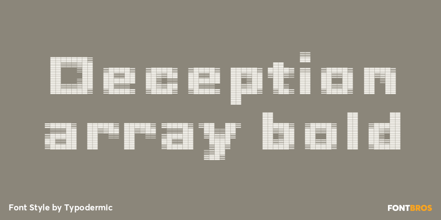 Deception array bold Poster