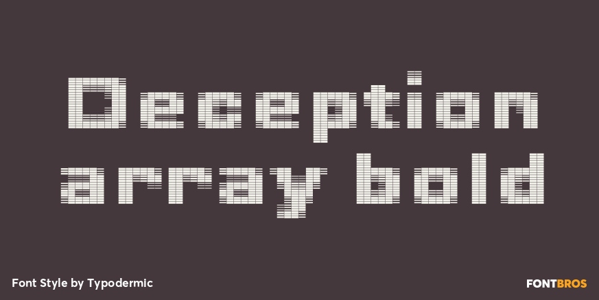 Deception array bold Poster