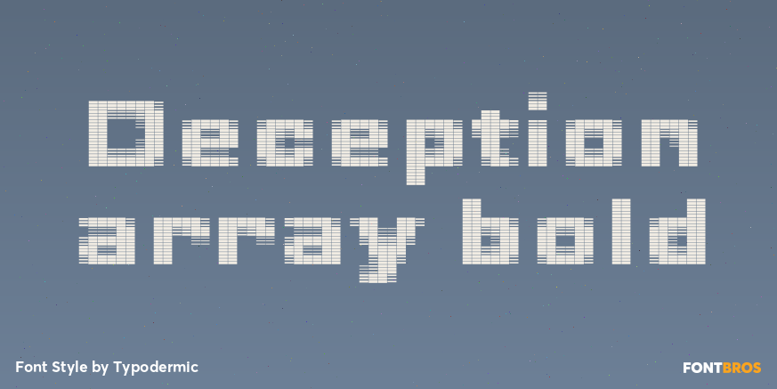 Deception array bold Poster