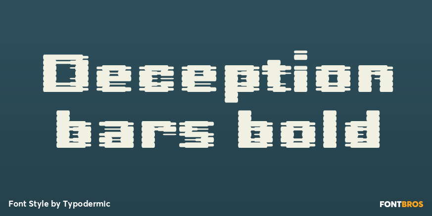 Deception bars bold Poster