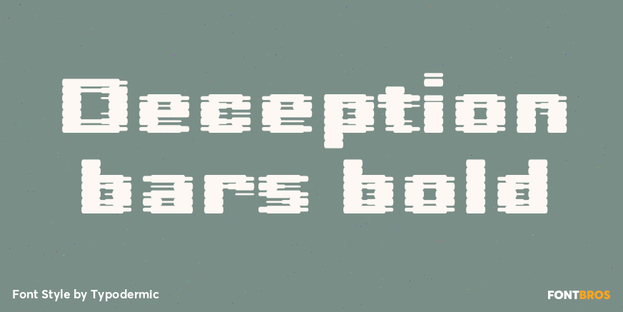 Deception bars bold Poster
