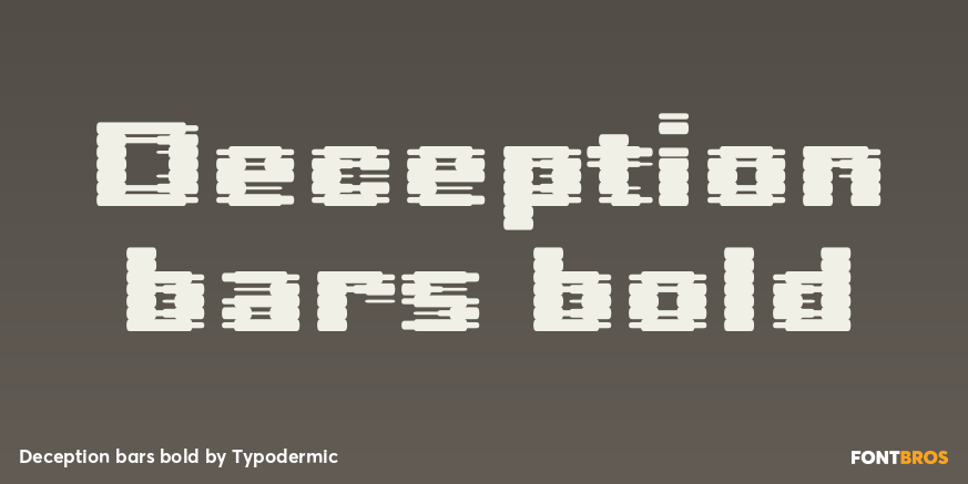 Deception bars bold Poster