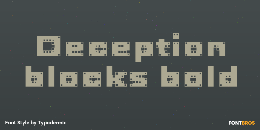 Deception blocks bold Poster