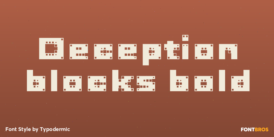 Deception blocks bold Poster