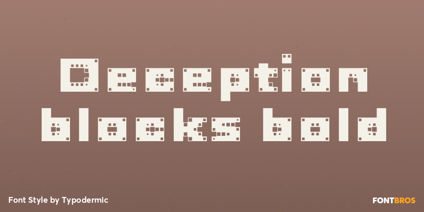 Deception blocks bold Poster